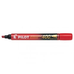 Pilot 400 marcatore permanente Punta numerata Rosso