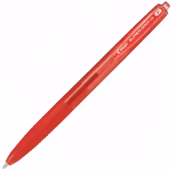 Pilot Super Grip G, Fermaglio, Penna a sfera retrattile a clip, Ricaricabile, Rosso, 12 pz, Fine
