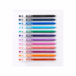 Pilot FriXion Ball Stick Penna in gel con cappuccio Medio Blu 12 pz