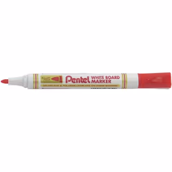 Pentel MW85, 12 pz, Rosso, Tipo di punta, Rosso, Bianco, Plastica