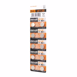 Maxell 11717100, Batteria monouso, LR1130, Alcalino, 1,5 V, 10 pz, Hg (mercurio)