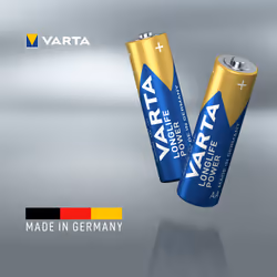 Varta Longlife Power, Batteria Alcalina, AA, Mignon, LR6, 1.5V, Blister da 4, Made in Germany - Vista aggiuntiva 4