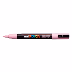 POSCA PC-3M Rosa chiaro, Rosa chiaro, Multicolore, 1 colori, Fine, Inchiostro a base di acqua, Tipo di punta