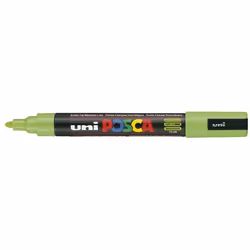POSCA uni PC-5M, 1 pz, Verde, Tipo di punta, Nero, Verde, Medio, 1,8 mm