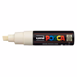 POSCA PC-8K Avorio, Avorio, Multicolore, 1 colori, Inchiostro a base di acqua, Punta smussata, Rotondo