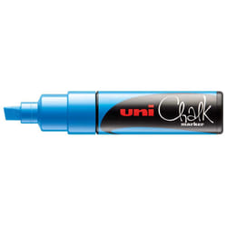 Uni-Ball ChalkGlass PWE-8K evidenziatore in gesso Scalpello Azzurro 1 pz