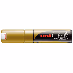 Uni-Ball ChalkGlass PWE-8K evidenziatore in gesso Scalpello Oro 1 pz