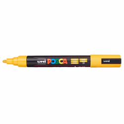 POSCA PC-5M Ocra, Ocra, Multicolore, 1 colori, Medio, Inchiostro a base di acqua, Tipo di punta
