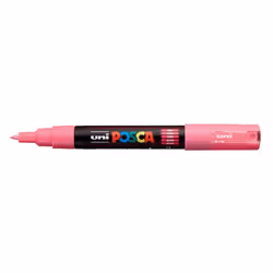 POSCA PC-1MC Rosa, Rosa, Multicolore, 1 colori, Extra sottile, Inchiostro a base di acqua, Tipo di punta