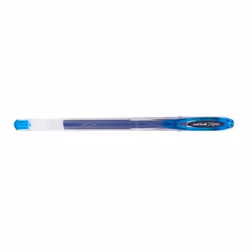 Uni-Ball Signo UM-120, Penna in gel con cappuccio, Azzurro, Blu, Trasparente, Plastica, Rotondo, Plastica