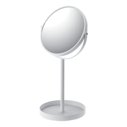 Yamazaki 2819 specchietto per trucco Libera installazione Rotondo Bianco