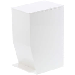 Yamazaki - Gerson Pattumiera da bagno, Plastica, Bianco, 19 x 12 x 27,5 cm