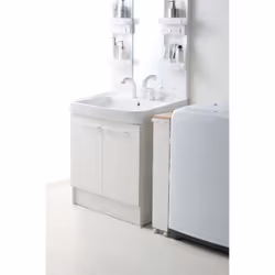 Yamazaki 3627 scaffale e salvaspazio da bagno Bianco Acciaio, Legno - Vista aggiuntiva 5