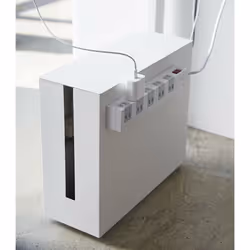 Yamazaki 5403 Pavimento Scatola portacavi Bianco 1 pz - Vista aggiuntiva 5