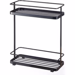 Caratteristiche del prodotto: Carrello portaoggetti per cucina o bagno2 livelli per riporre le tue bottiglie più grandiDa pos ...