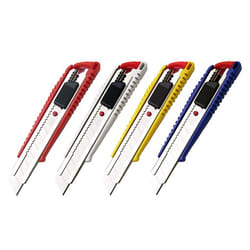 NT Cutter Vivid L Colori assortiti Taglierino a lama retrattile