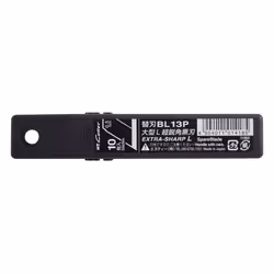 NT Cutter BL13P, 10 pz, 18 mm, 0,5 mm, 100 mm, Nero