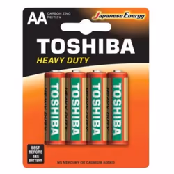 Confezione 4 batterie STILO Toshiba - Tipo "AA" - 1.5v (Confezione 4 pezzi)