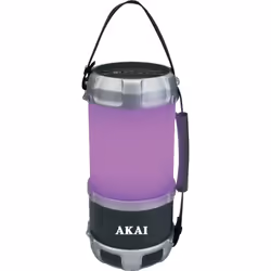 Akai ABTS-S38 altoparlante portatile e per feste Nero, Argento 14 W