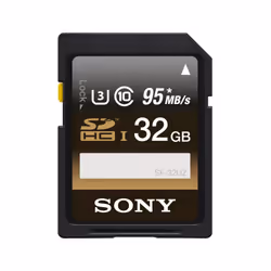 Sony SF-32UZ, 32 GB, SDHC, Classe 10, 95 MB/s, Nero