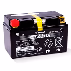 Yuasa YTZ10S, Acido piombo (VRLA), 8,6 Ah, 12 V, Motocicletta, Manutenzione bassa, 8,6 Ah
