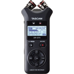 Tascam DR-07X dittafono Flash card Nero