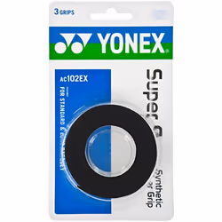 YONEX Super Grap, Overgrip, Badminton, Nero, Poliuretano (PU), Monocromatico, Indonesia
