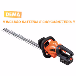 Nuovo tagliasiepi della serie Garden+ 40V, dotato di doppia lama di taglio e impugnatura girevole per poter raggiungere anche ...