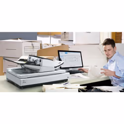 Ricoh fi-7700 Scanner piano e ADF 600 x 600 DPI A3 Nero, Bianco - Vista aggiuntiva 4