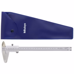 La pinza di Mitutoyo Vernier misura all'interno, all'esterno, a gradini e profondità (con barra di profondità) con una precis ...