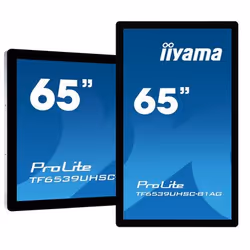 iiyama TF6539UHSC-B1AG visualizzatore di messaggi Pannello piatto interattivo 65" LCD 500 cd/m² 4K Ultra HD Nero Touch screen - Vista aggiuntiva 5