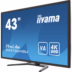 iiyama ProLite X4373UHSU-B1 42.5" 4K Ultra HD Nero - Vista aggiuntiva 4
