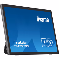 iiyama T2455MSC-B1 visualizzatore di messaggi Pannello piatto per segnaletica digitale 24" LED 400 cd/m² Full HD Nero Touch screen - Vista aggiuntiva 4