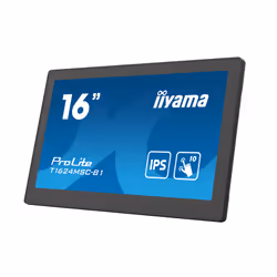 iiyama T1624MSC-B1 visualizzatore di messaggi Pannello piatto interattivo 15.6" LCD 450 cd/m² Full HD Nero Touch screen 24/7 - Vista aggiuntiva 5