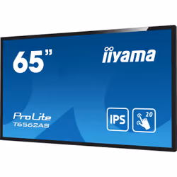 iiyama T6562AS-B1 visualizzatore di messaggi Pannello piatto interattivo 64.5" IPS 500 cd/m² 4K Ultra HD Nero Touch Processore integrato Android 8.0 24/7 - Vista aggiuntiva 6