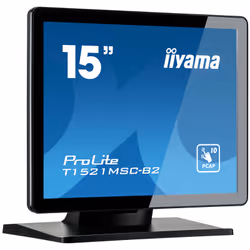 iiyama ProLite T1521MSC-B2 15" XGA LED Touch Da tavolo Nero - Vista aggiuntiva 5