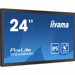 iiyama TF2438MSC-B1 visualizzatore di messaggi Pannello A digitale 24" LED 600 cd/m² Full HD Nero Touch screen - Vista aggiuntiva 4