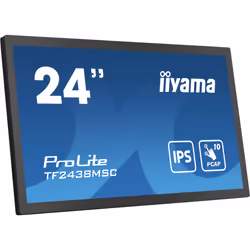 iiyama TF2438MSC-B1 visualizzatore di messaggi Pannello A digitale 24" LED 600 cd/m² Full HD Nero Touch screen - Vista aggiuntiva 6