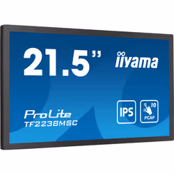 iiyama TF2238MSC-B1 visualizzatore di messaggi Pannello A digitale 22" LED 600 cd/m² Full HD Nero Touch - Vista aggiuntiva 4