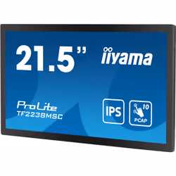 iiyama TF2238MSC-B1 visualizzatore di messaggi Pannello A digitale 22" LED 600 cd/m² Full HD Nero Touch - Vista aggiuntiva 6