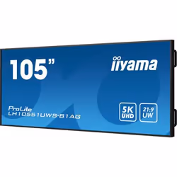 iiyama LH10551UWS-B1AG visualizzatore di messaggi Pannello piatto per segnaletica digitale 2,66 m (104.7") LED 500 cd/m² UltraWide Full HD Nero 24/7 - Vista aggiuntiva 5