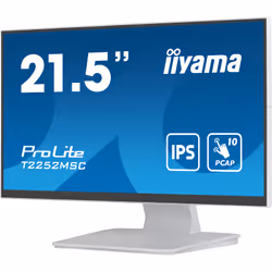 iiyama ProLite T2252MSC-W2 21.5" Full HD LCD Touch Tavolo Bianco - Vista aggiuntiva 5