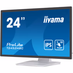 iiyama ProLite 23.8" Full HD LCD Touch Multi utente Bianco - Vista aggiuntiva 5