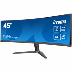 iiyama G-MASTER 45"LCD Curved Bus. UWQHD 45" Dual QHD LED Nero - Vista aggiuntiva 4