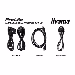 iiyama LH3260HS-B1AG visualizzatore di messaggi Pannello A digitale 31.5" LED Wi-Fi 500 cd/m² Full HD Nero Processore integrato 24/7 - Vista aggiuntiva 4