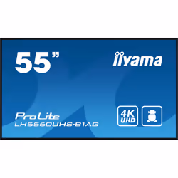 iiyama LH5560UHS-B1AG visualizzatore di messaggi Pannello A digitale 55" LED Wi-Fi 500 cd/m² 4K Ultra HD Nero Processore integrato 24/7 - Vista aggiuntiva 6