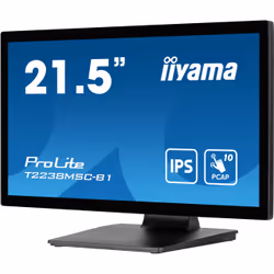 iiyama ProLite T2238MSC-B1 21.5" Full HD LED Touch Nero - Vista aggiuntiva 5