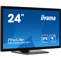 iiyama ProLite 23.8" Full HD LED Touch Nero - Vista aggiuntiva 4