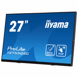 iiyama ProLite T2755QSC-B1 27" Full HD LCD Touch Nero - Vista aggiuntiva 7