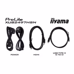 iiyama ProLite XUB2497HSN-W1 23.8" Full HD LED Bianco - Vista aggiuntiva 6